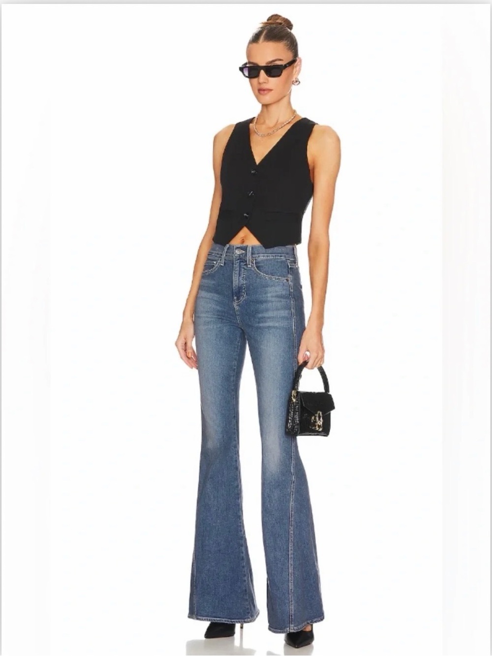 Veronica Beard Sheridan Exaggerated Flare Jeans